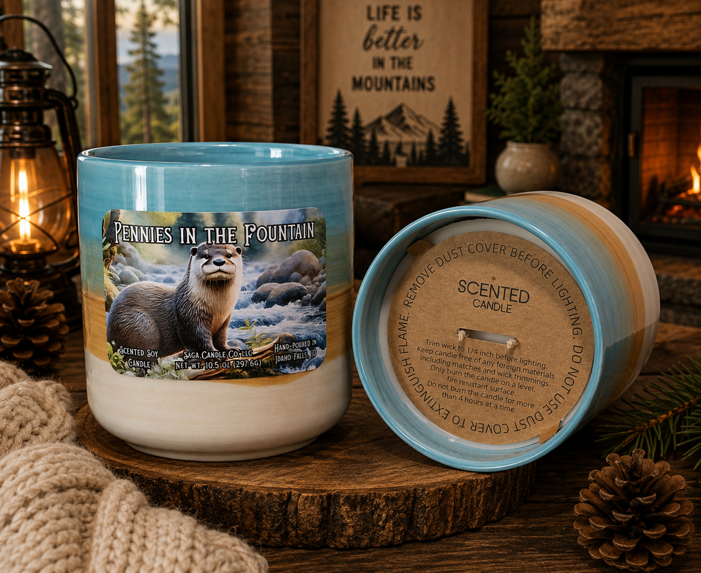 Pennies in the Fountain: Cypress, Sandalwood, Citrus Sea Salt