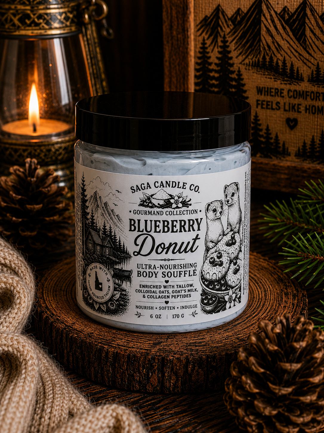 Blueberry Donut