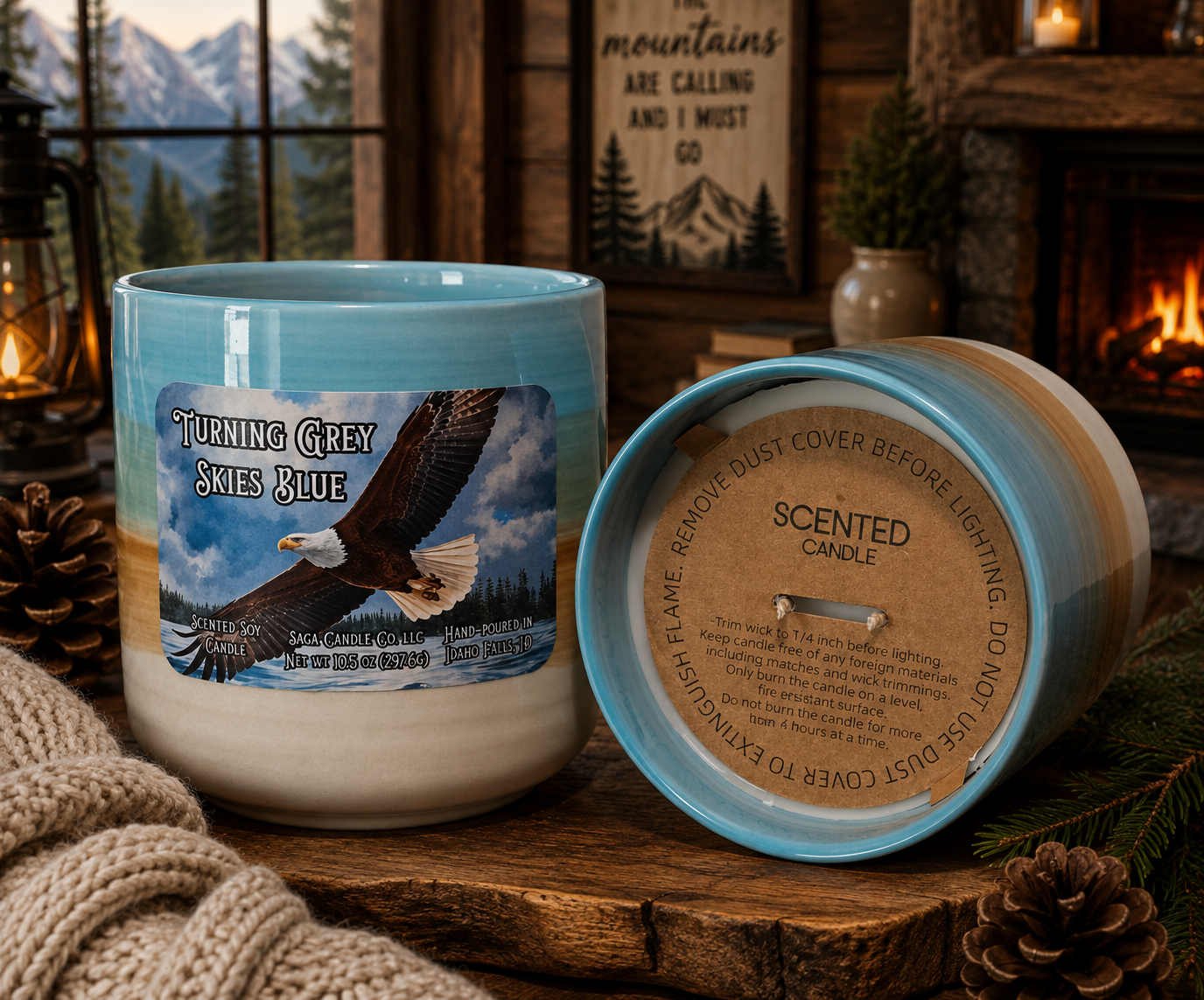 Turning Grey Skies Blue: Sandalwood, Cypress, Sea Salt Citrus